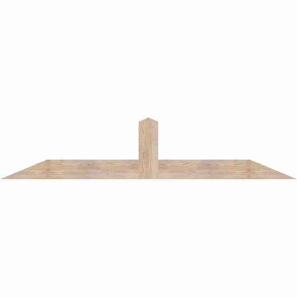 Ekena Millwork Portland Smooth Timber Gable Bracket, Douglas Fir, 84"W x 17"H x 1 1/2"D x 5 1/2"F, 5/12 Pitch GBW084X17X0206POR00SDF - main